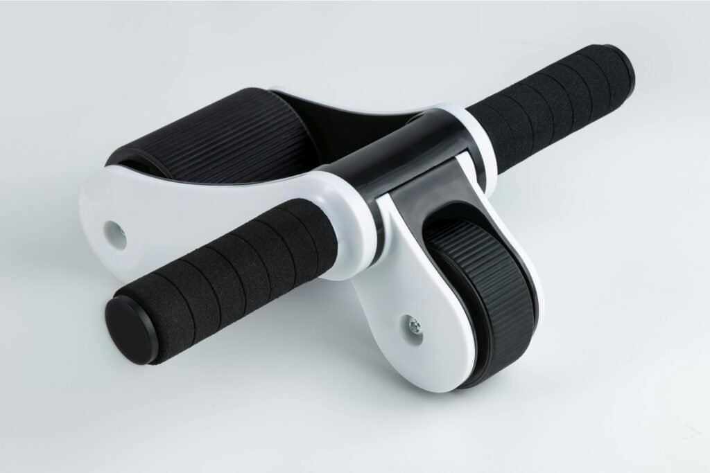 Fitness Equipment on White Surface